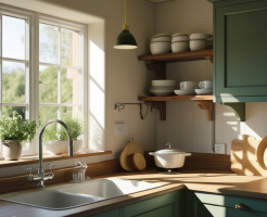 hand made kitchen sink