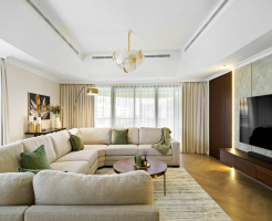 L shaped corner TV unit designs