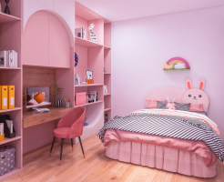 cute girl bedroom
