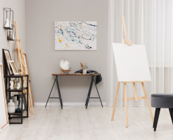 modern interior decoration of drawing room