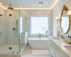 average bathroom size