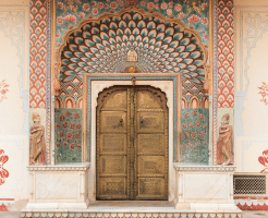 Main Door God Designs Vastu