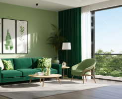 Modern home interior showcasing optimal window height for natural light