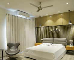 Calming Green Bedroom Design