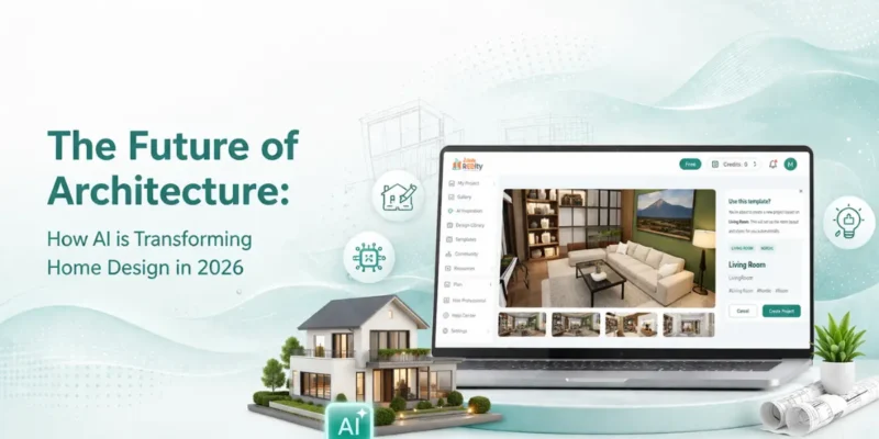 Zlendo Realty AI platform demonstrating AI-powered home design and architecture transformation in 2026