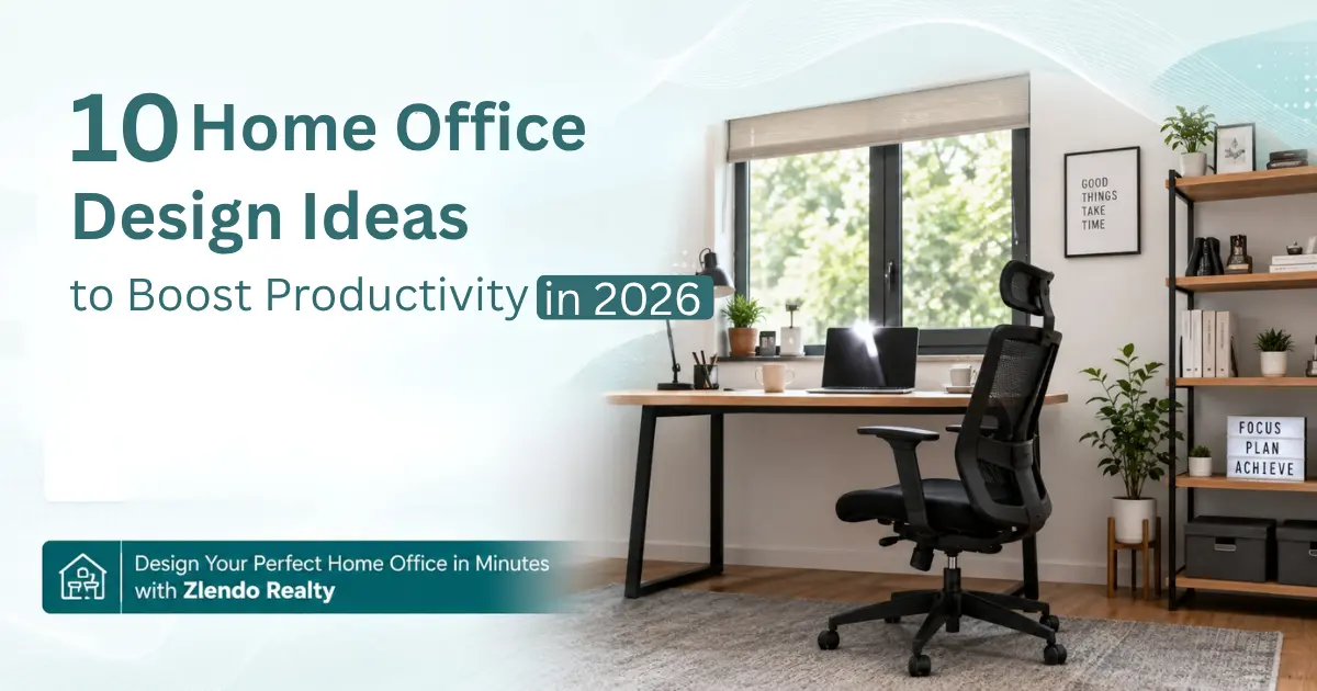 10 home office design ideas to boost productivity in 2026 – Zlendo Realty